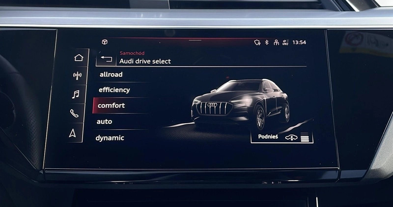 Audi e-tron cena 279900 przebieg: 11819, rok produkcji 2021 z Zelów małe 742